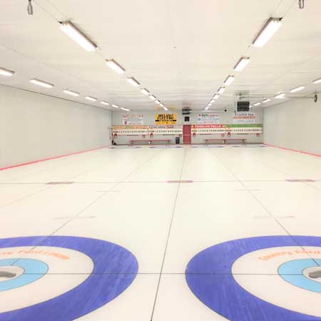 Curling Rink LED Lighting. LED Lighting Retrofit at a Curling Rink. Smart Curling Rink Lighting by Swantech Energy Solutions